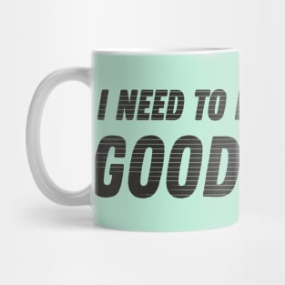 Bold Typography Design Good Vibes Mug